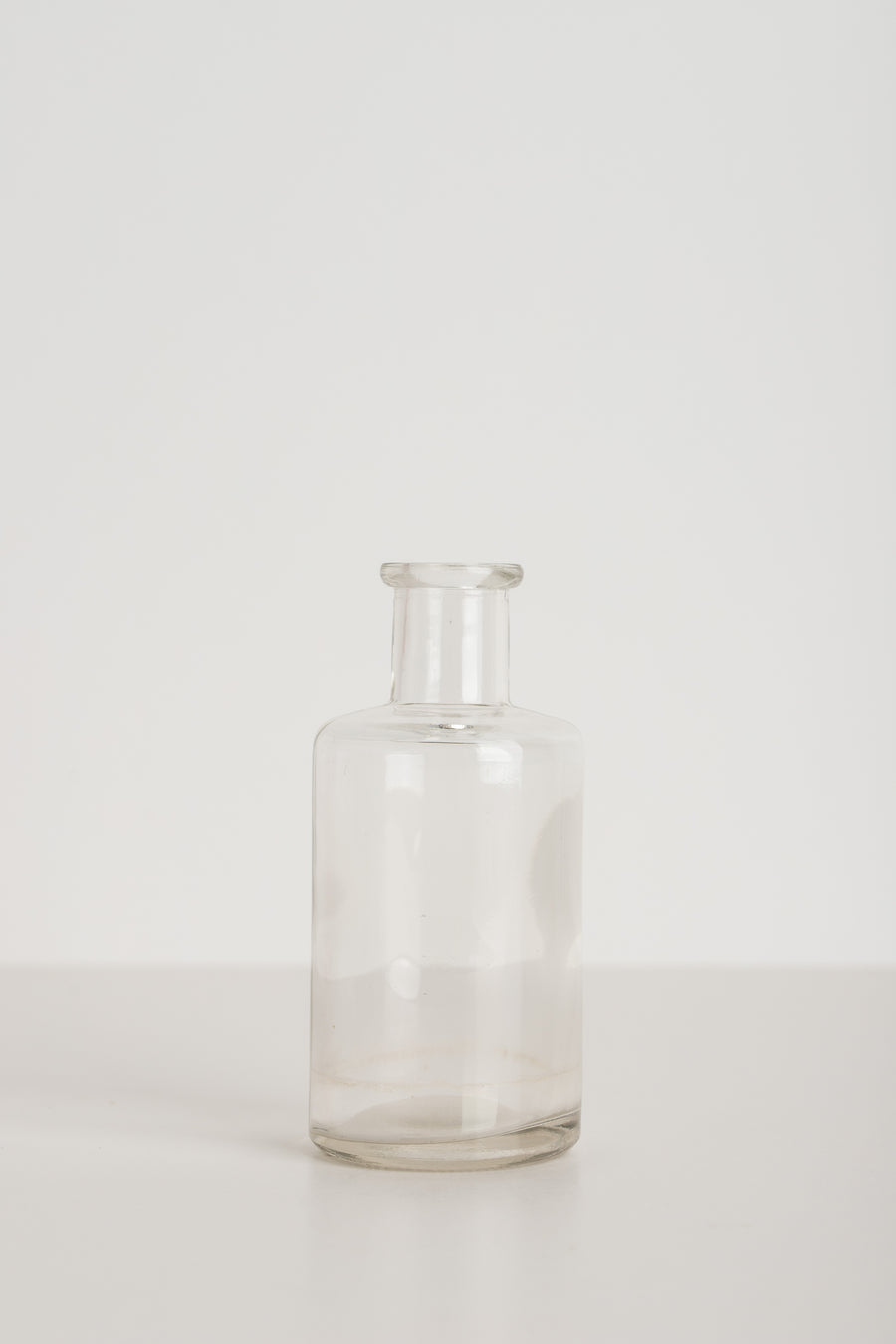 Glasvase Flasche transparent